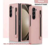 Luxury Skin Feel Slim Case for Samsung Galaxy Z Fold 6 5 4 Stylus Pen Slot Holder Plastic Fold Shockproof Protection Hard Cover