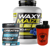 Pack Intra-Entreno Waxy Waize 2kg (varios sabores) + Creatina 300g (neutra) + Shaker (regalo) - Musclefit│MUSCLECULT