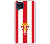 Carcasa para Samsung Galaxy A12 5G - Sporting Fondo Rojiblanco
