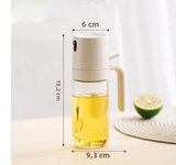 【Hot sales】Oil Spray Bottle 250ml High Borosilicate Glass Cooking Oil Dispensers Olive Oil Sprayer Mister for Air Fryer Salad