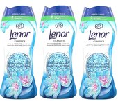 PACK de 3 -  Lenor Perfumador para ropa con perlas perfumadas para lavadora, despertar primavera abril (3 x 195g)
