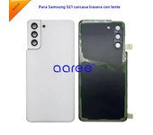 Grade AAA Back Cover with Camera Lens For Samsung S21/S21 Plus Back Housing Back Cover Door with Adhesive