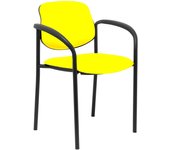 Piqueras Y Crespo Silla Villalgordo Fija Similpiel Amarillo