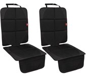 Protector, for Kids/Dogs with Organizer, Non-Slip Car Seat Covers (Black, Pack of 2)