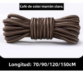 1 Pair Round Shoelaces Martin Boots Shoe Laces Striped Double Color Apply to High Gang Casual Shoes Cotton Shoelace 18 Colors