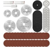 32/31Pcs Mini Circular Saw Blade Metal Cutting Disc Rotary Tools for Dremel Accessories Wood Carving Disc Sanding Grinding Wheel
