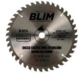 Blim disco corte de madera para sierra multifuncion 85mm - 20 dientes con recubrimiento en carburo de tungsteno