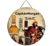 Vintage Round Beer Brand Wooden Sign Retro Wood Sign Poster Wall Art Hanging Board Decor for Bar Club Man Cave Home Fun Gift