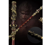 New 22cm Black Myth: WuKong Weapon Sun Wukong Monkey King Bar Metal Elite Carved Swords Game Peripherals Festival Gifts Toys Kid