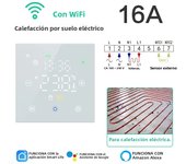 WiFi Smart Thermostat Tuya Remote Temperature Controller for Electric Floor Heating Water/Gas Boiler Yandex Google Home Alexa