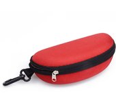 Glasses Storage Box Men Women Sunglasses Reading Protector Cover Travel Portable EVA Zipper with Hook Eyeglasses Case