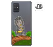 Tumundosmartphone Funda Gel Transparente Samsung Galaxy A71 5G Personalizada Mono Dibujos