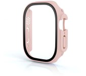 Glass+case For Apple Watch Ultra 49mm strap smartwatch PC Bumper+Screen Protector Tempered Cover iwatch series band Accessories