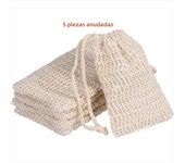 Jute Soap Bag For Household Massage, Facial Cleansing, Foaming Net, Shower Soap Net Bag, All Cotton Foam Net Bag