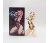 17cm One Piece Yamato Kneeling Position Anime Girl Figure Model Gk Statue Boys Collection Desktop Decoration Ornament Toys Gifts