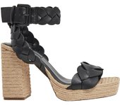 Pepe Jeans | Mujer | Sandalias Lenny Braid negro -Altura tacón 10cm-