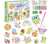 Children's Cartoon Princess Magic Gem - Pirate Diamond Painting - Little Monster Children's Set - Handmade DIY Keychain Sticker