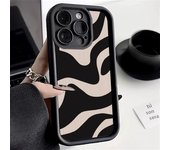 Fashion Zebra Stripe Black White Phone Case for iPhone 15 14Pro Max Case 11 12 13 Pro 7 8 Plus X XS XR Cartoon Cover