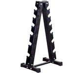 Fitness Tech Soporte para 12 mancuernas / Mancuernero Vertical Estantes de almacenamiento de pesas libres