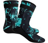 3/5MM calcetines de Buceo hombre Nación Caliente Buceo profundo snorkeling calcetines material impermeable manguera suelta antideslizante resistente al desgaste calcetines de Playa