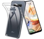 Funda LG K41S / K51S (4G) Carcasa Gel TPU Silicona Transparente GTR + Protector Pantalla Cristal Templado Movilear