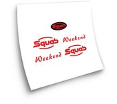 Kit de Pegatinas compatibles con moto Scooter Peugeot Squab Weekend