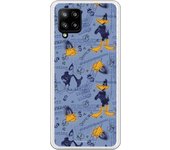Funda original compatible con Samsung A42 5G - Pato Lucas Fondo Azul