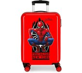 Marvel Spiderman Maleta De Cabina ABS Rígida Spiderman Geo Rojo