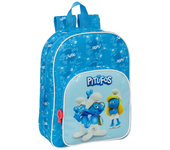 Mochila Infantil Adaptable a Carro Los Pitufos 26X34X11Cm (Safta 622405185)
