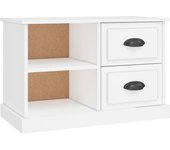 Mueble para TV madera contrachapada blanco 73x35,5x47,5 cm