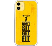 Funda compatible con iPhone 11 - Be Unique Funda Gel get fit