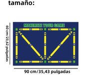 Football Training Mat Durable Non Slip Foldable Kids Adults Dribble Training Mat Football Training Indoor Ourdoor Equipment