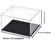 Clear Acrylic Display Case Dustproof Toy Car Trucks Vans Model Box Collection Storage Countertop Show Box