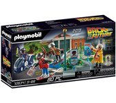 Playmobil regreso al futuro persecucion en monopatin