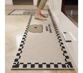 Vikama 1/2pcs Durable Dirty Resistant Non-slip Crystal Velvet Kitchen Waterproof Carpet Porch Bathroom Easy Care Machine Hand Wa