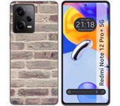 Funda Silicona para Xiaomi Redmi Note 12 Pro+ Plus 5G diseño Ladrillo 01 Dibujos