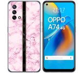 Tumundosmartphone Funda Gel Tpu para Oppo A74 4G diseño Mármol 04 Dibujos