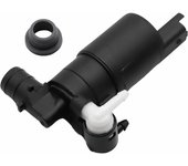 AUTOZOCO Bomba de agua de lavado parabrisas blanco - lavado de parabrisas - bomba limpia lunas - OEM 1J6 955 651 - recambio alta compatibilidad - sistema de lavado de luna