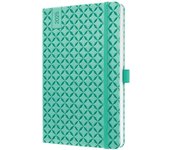 Sigel Book Calendar Jolie Flair 2025, piel sintética, A5, menta