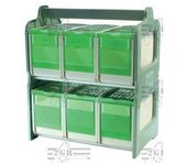 2Gr Transportin Maleta 6 Huecos para Pájaros Resistente y Fácil de Transportar