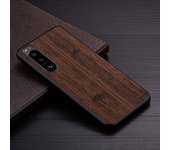 Case for Sony Xperia 1 5 10 ACE III II 2 5G funda bamboo wood pattern Leather  cover Luxury coque for Sony Xperia 5 III case