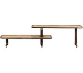 vidaXL Mueble para TV de madera maciza de mango 160x30x40 cm, Mueble de Salon, Mueble TV, Mueble TV salon, Mesa de TV, Mueble tele