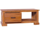 vidaXL Mueble para TV de madera de teca maciza 90x50x37 cm, Mueble de Salon, Mueble TV, Mueble TV salon, Mesa de TV, Mueble tele