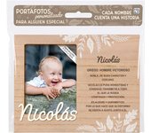 Marco de Fotos Con Nombre H&H - 130 Modelos - Perfecto para Alguien Especial - Portafotos