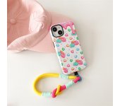 Creamy Doughnuts  Phone Case Two-In-One Film Protective Shell For iPhone 15 14 13 12 11 Pro Max Plus Mini