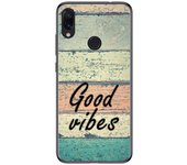 Tumundosmartphone Funda Gel Tpu para Xiaomi Redmi Note 7 diseño Madera 01 Dibujos