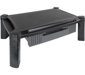 Base ajustable multiusos para monitor/portátil Tooq con cajón