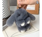 15cm Rabbit Fur Keychain Women Bag Car Key chain Pendant Decoration Jewelry Bags Hangings Accessories Gifts