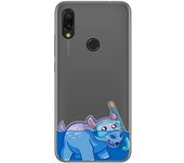 Tumundosmartphone Funda Gel Transparente para Xiaomi Redmi 7 diseño Hipo Dibujos