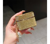 Luxury Bling Shiny Rhinestone Earphone Case For AirPods 3 Pro 2 1 Pro2 Bracelet Chain Plating Bluetooth Headphone Protect Cover